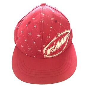 FMF (Flying Machine Factory) Red Motocross Flexfit Cap Hat L-XL